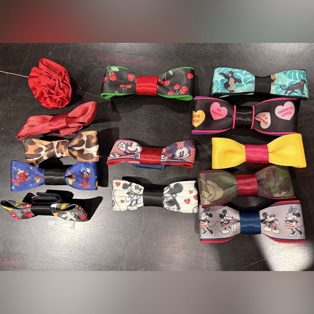 (Bag #3) Harveys lot of 11 bows (5 original & 8 custom made)